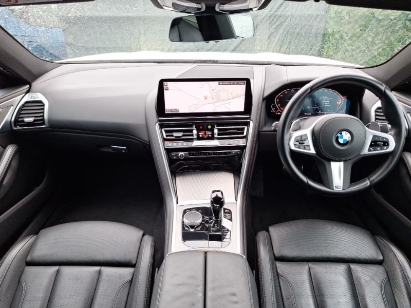 BMW 8 Series 840I M Sport White #4