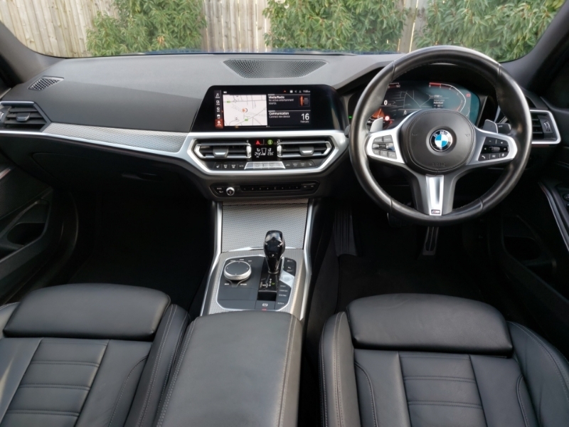 BMW 3 Series 320D M Sport Step YH69JUY Blue #4
