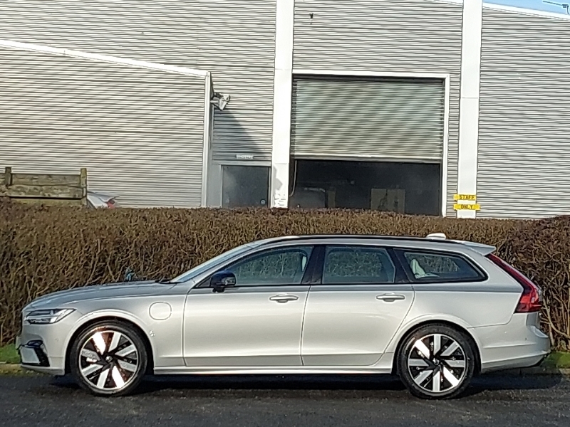 Volvo V90 2.0 T6 350 Phev Plus Dark Awd Silver #4