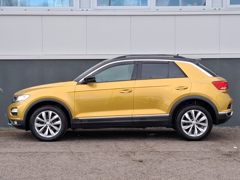 Volkswagen T-Roc 1.5 Tsi Evo Design SG18WPF Yellow #4