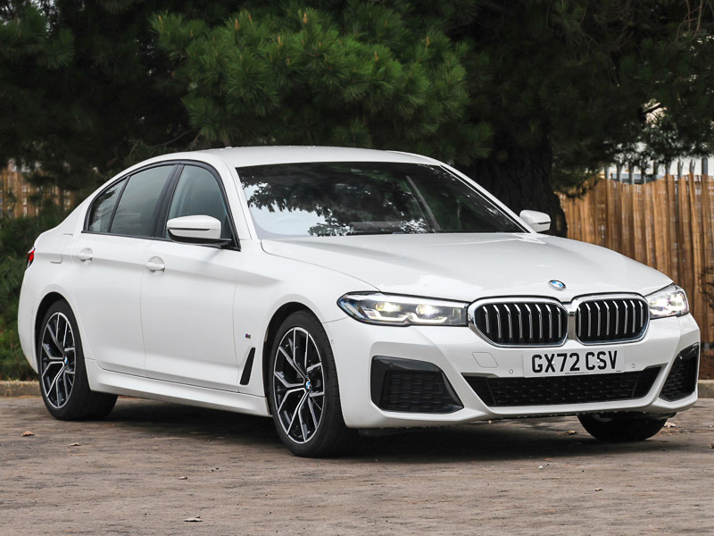 BMW 5 Series 520D Mht M Sport Step White