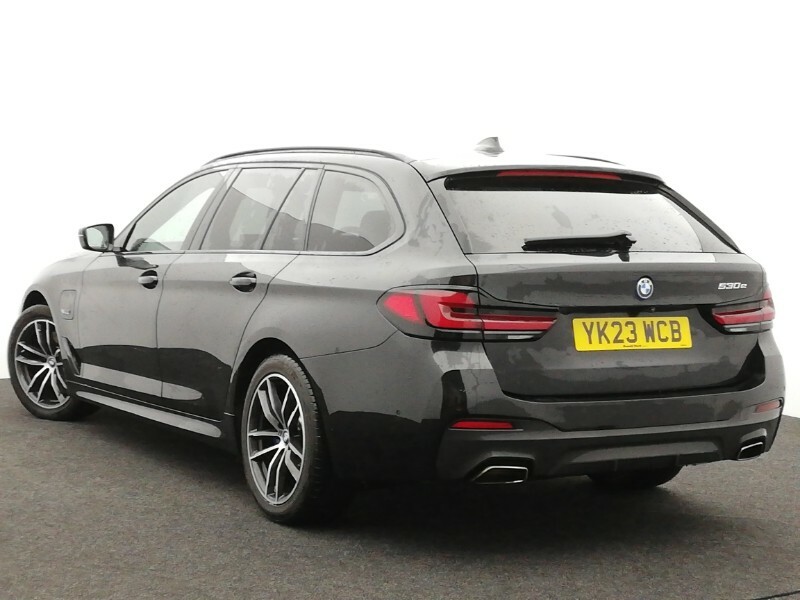 BMW 5 Series 530E M Sport Tech Pack YK23WCB Black #2