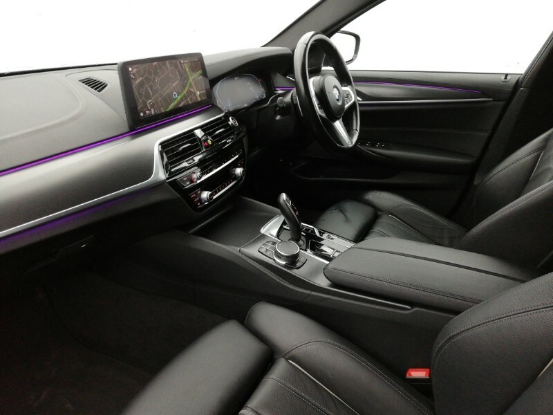 BMW 5 Series 530E M Sport Tech Pack YK23WCB Black #5