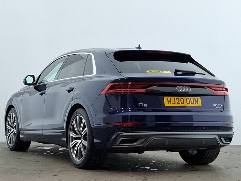 Audi Q8 50 Tdi Quattro S Line Tiptronic Leather HJ20OUN Blue #2