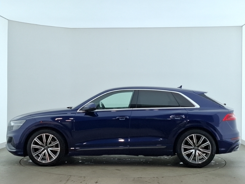 Audi Q8 50 Tdi Quattro S Line Tiptronic Leather HJ20OUN Blue #4