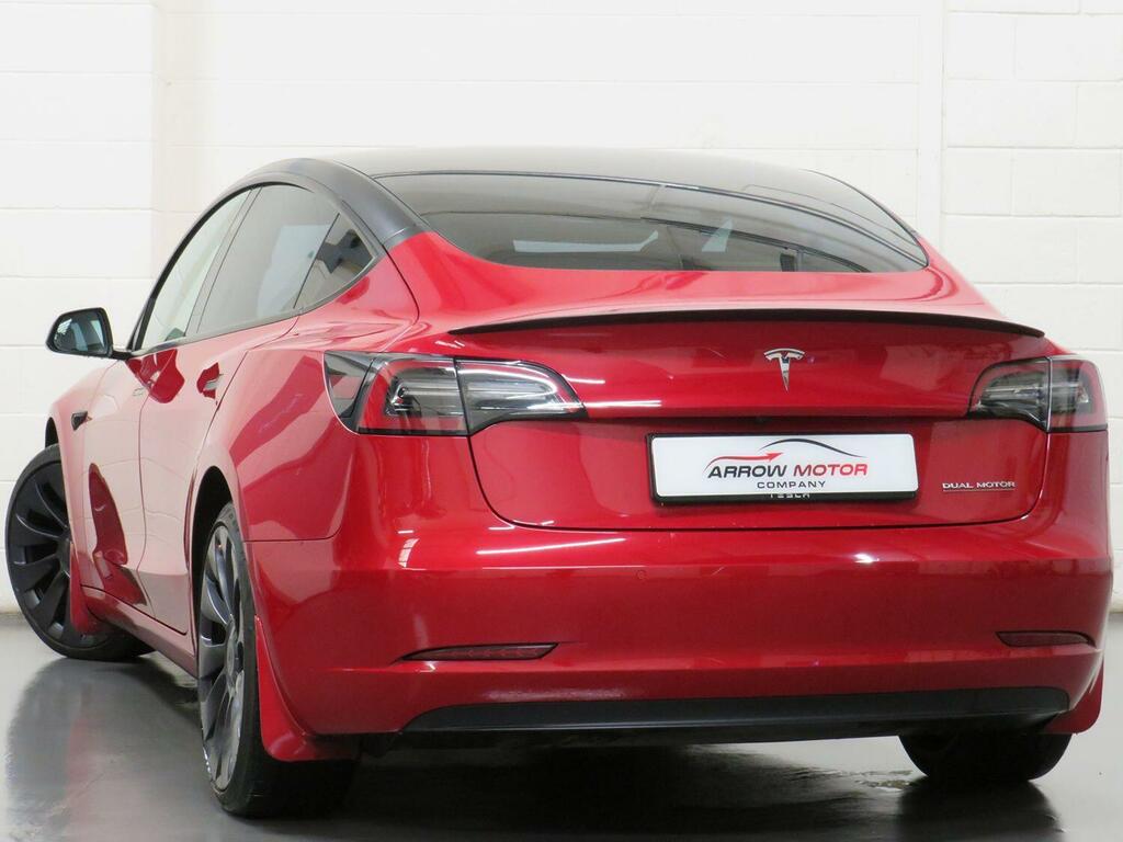 Tesla Model 3 Saloon Dual Motor Performance 202171 ND71XGJ Red #5