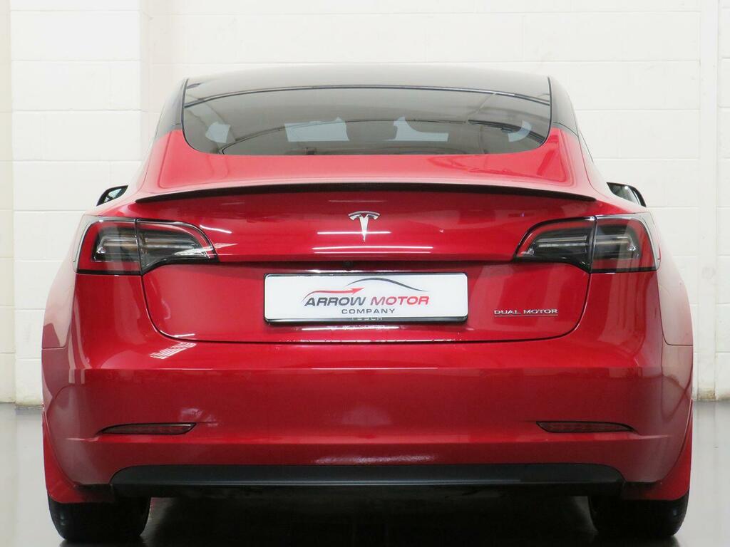 Tesla Model 3 Saloon Dual Motor Performance 202171 ND71XGJ Red #4