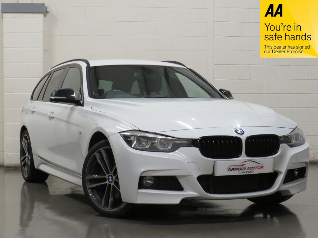 BMW 3 Series Estate 2.0 320D M Sport Shadow Edition Touring Aut White