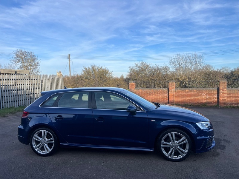 Audi A3 Tdi S Line Nav VE16PDO Blue #6