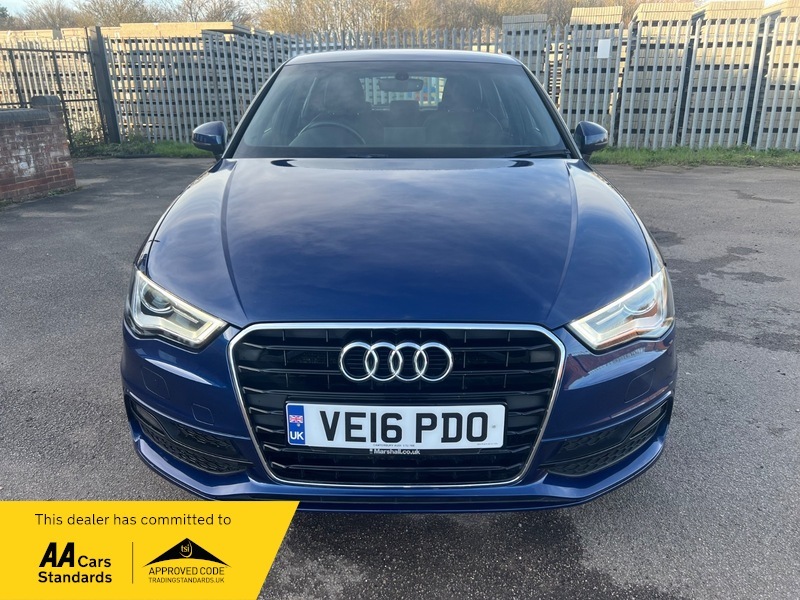 Audi A3 Tdi S Line Nav VE16PDO Blue #2