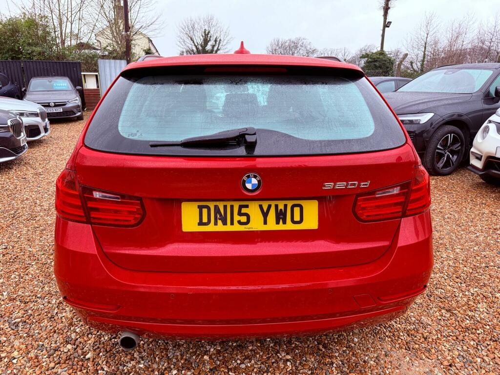 BMW 3 Series Estate 2.0 320D Ed Blueperformance Efficientdynami DN15YWO Red #4