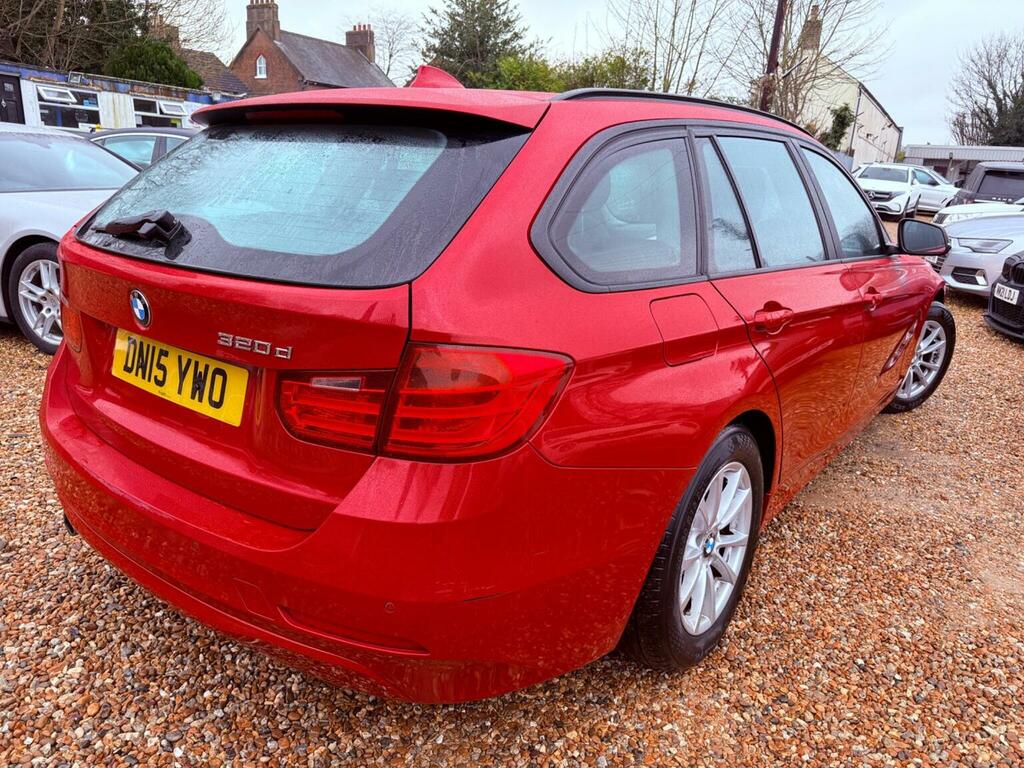 BMW 3 Series Estate 2.0 320D Ed Blueperformance Efficientdynami DN15YWO Red #3