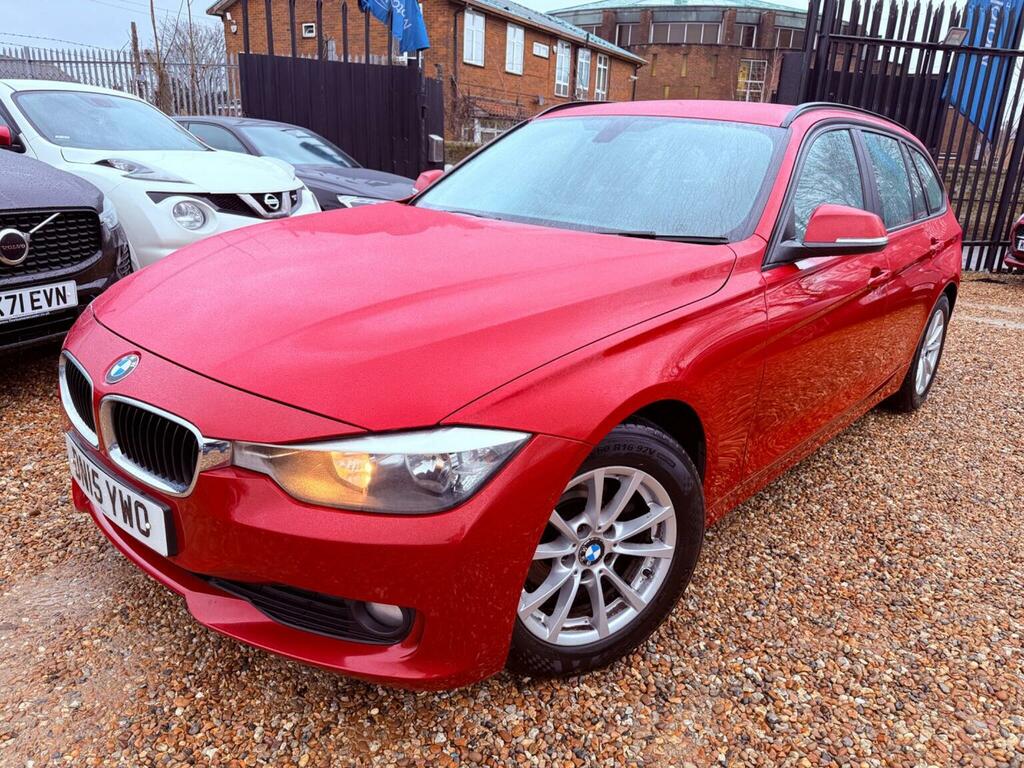 BMW 3 Series Estate 2.0 320D Ed Blueperformance Efficientdynami DN15YWO Red #2