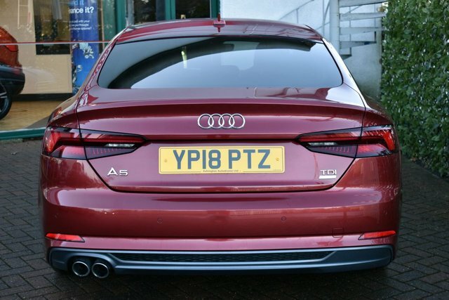 Audi A5 2018 2.0Tdi Ultra S-line Sportback S-tronic YP18PTZ Red #5