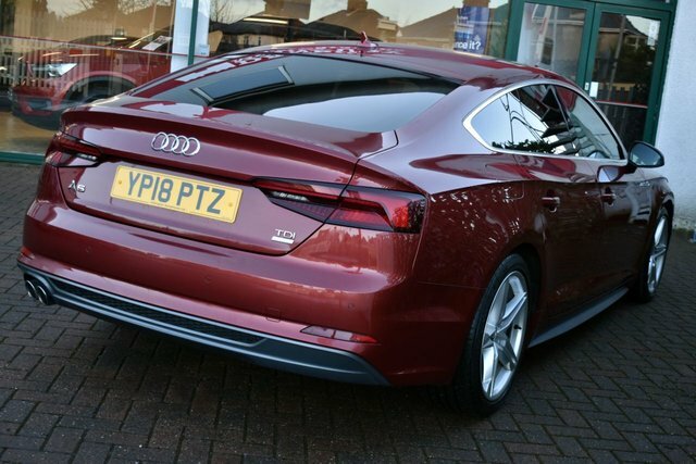 Audi A5 2018 2.0Tdi Ultra S-line Sportback S-tronic YP18PTZ Red #6