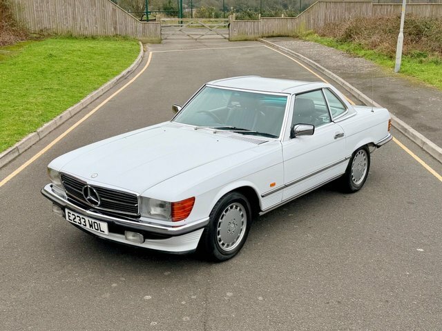 Mercedes-Benz SL Class 300 R107 3.0L Convertible 188 Bhp Px Swap White