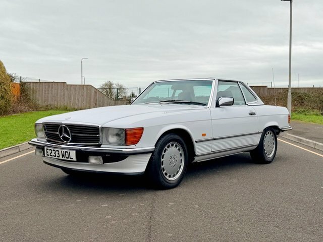 Mercedes-Benz SL Class 300 R107 3.0L Convertible 188 Bhp Px Swap White #2