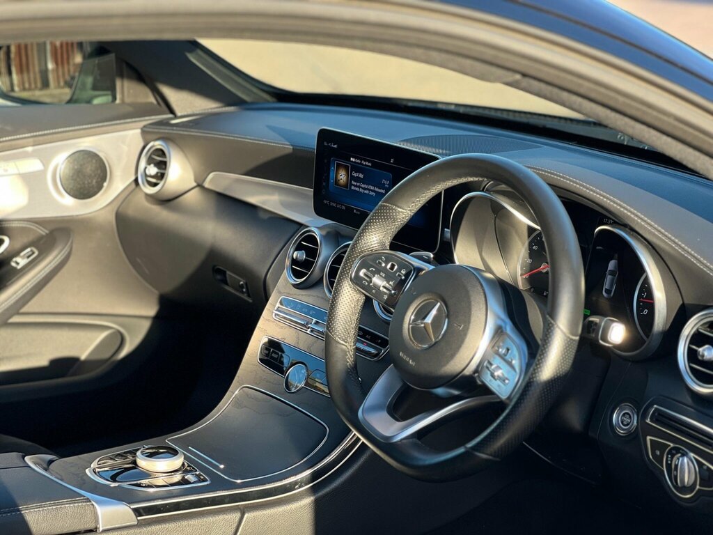 Mercedes-Benz C Class 1.5 C200 Mhev Amg Line G-tronic Euro 6 Ss KE19LOD Black #6