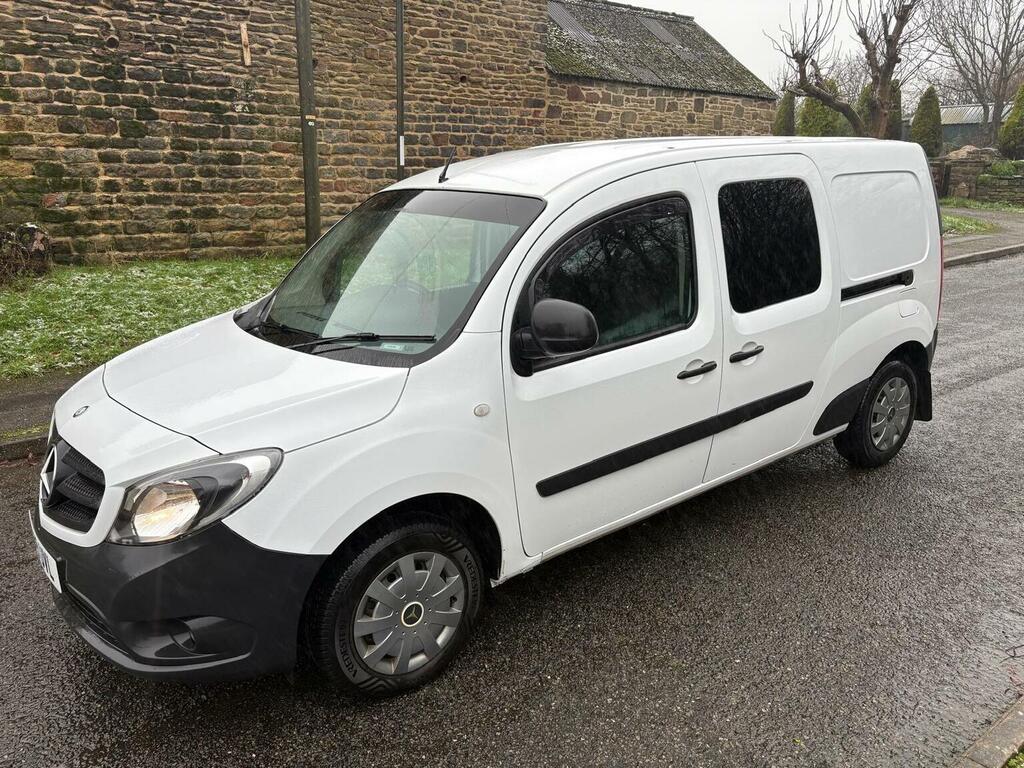 Mercedes-Benz CITAN Combi Van 1.5 109 Cdi Blueefficiency Crew Van L3 E White