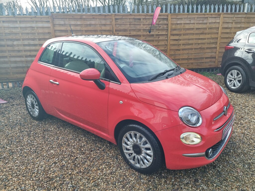 Fiat 500 Hatchback 1.2 500 My17 1.2 69Hp Lounge 2016 SA66ZXZ Red #3