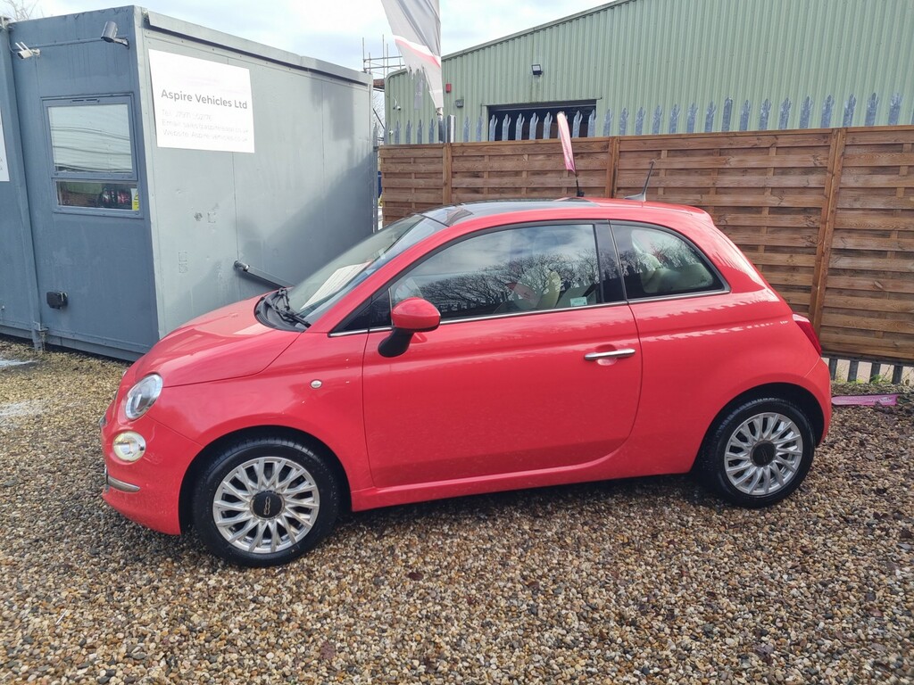 Fiat 500 Hatchback 1.2 500 My17 1.2 69Hp Lounge 2016 SA66ZXZ Red #2