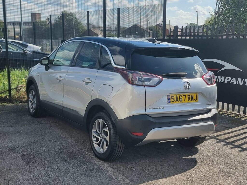 Vauxhall Crossland X 1.2 Turbo Tech Line Nav Euro 6 Ss 201767 SA67RWJ Silver #6