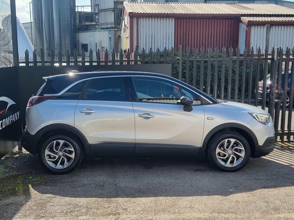 Vauxhall Crossland X 1.2 Turbo Tech Line Nav Euro 6 Ss 201767 SA67RWJ Silver #5