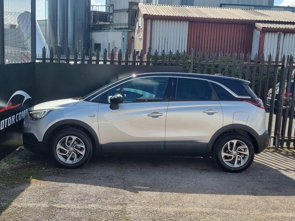 Vauxhall Crossland X 1.2 Turbo Tech Line Nav Euro 6 Ss 201767 SA67RWJ Silver #4
