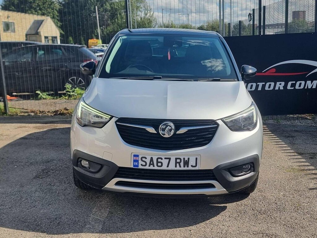 Vauxhall Crossland X 1.2 Turbo Tech Line Nav Euro 6 Ss 201767 SA67RWJ Silver #2
