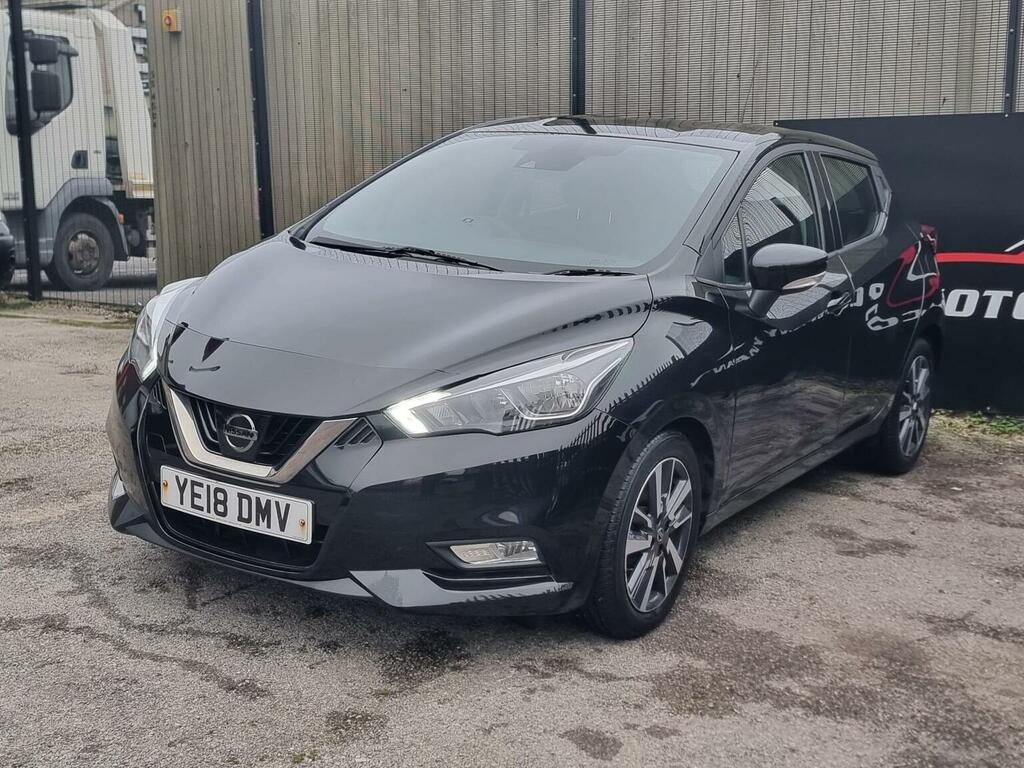 Nissan Micra 1.5 Dci Acenta Euro 6 Ss 201818 YE18DMV Black #3