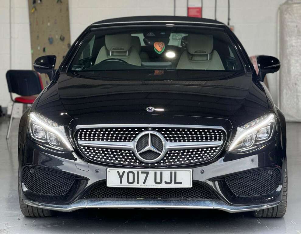 Mercedes-Benz C Class 2.1 C250d Amg Line Premium Plus Cabriolet G-tron YO17UJL Black #3