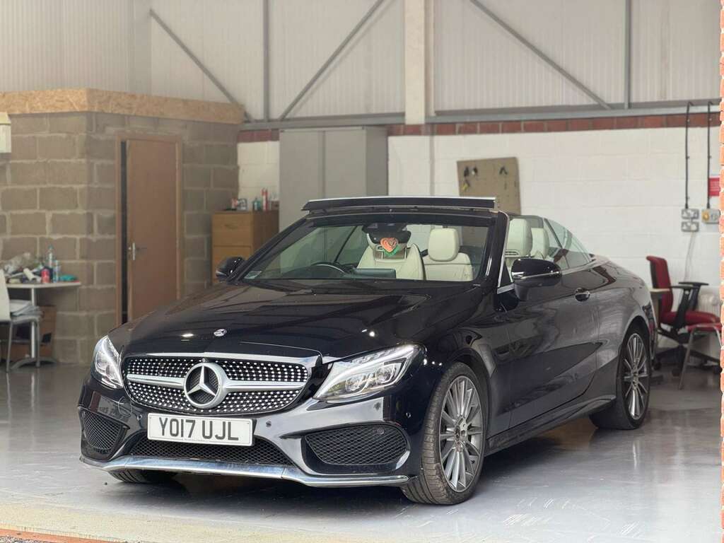 Mercedes-Benz C Class 2.1 C250d Amg Line Premium Plus Cabriolet G-tron Black