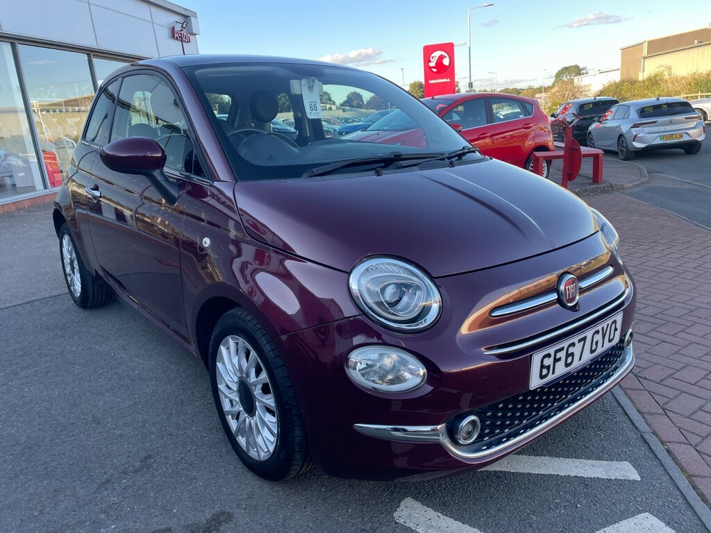 Fiat 500 Lounge 1.2 69Bhp GF67GYO Red #3