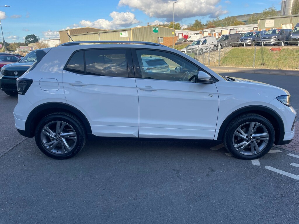 Volkswagen T-Cross R-line 1.5 Tsi 150Ps Dsg White #4