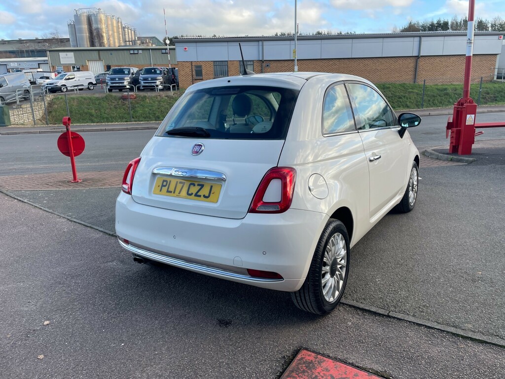 Fiat 500 Lounge 1.2 69 PL17CZJ White #5