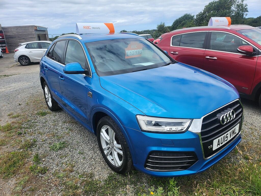Audi Q3 2.0 Tdi S Line 150Ps AU15VML Blue #3