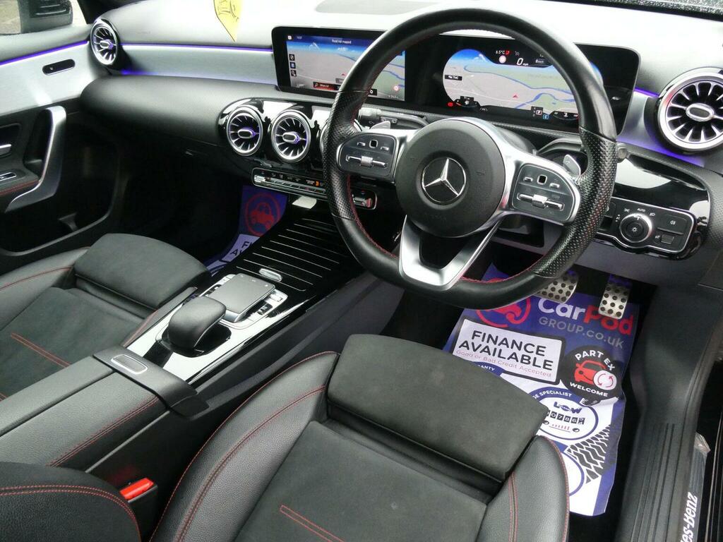 Mercedes-Benz A Class Hatchback 2.0 A220 Amg Line Premium 7G-dct Euro YE69JXC Black #2