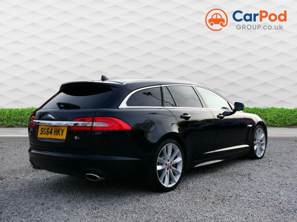 Jaguar XF Estate 3.0D S V6 Portfolio Sportbrake Euro 5 SG64HKY Black #3