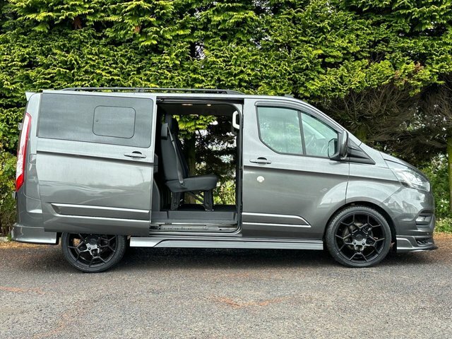 Ford Transit Custom 2.0 320 Ecoblue Limited Crew Van Double Cab SK20YMD Grey #3