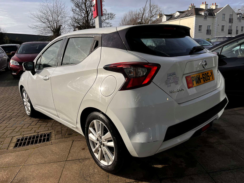 Nissan Micra 1.0 Ig-t 100 Acenta PMN605Y White #4