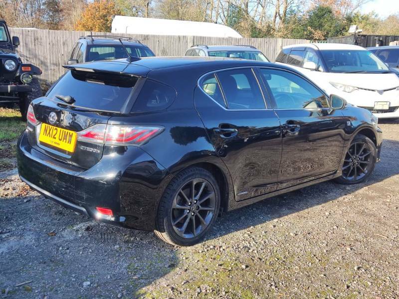 Lexus CT 200H 1.8 F-sport Cvt - 2012 12 Black #5