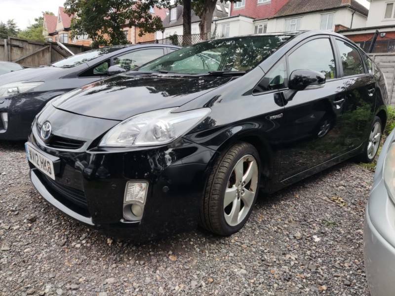 Toyota Prius 1.8 Vvti T Spirit Cvt Uk Model - 2012 12 WV12HKO Black #3