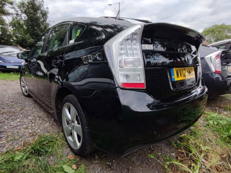 Toyota Prius 1.8 Vvti T Spirit Cvt Uk Model - 2012 12 WV12HKO Black #6