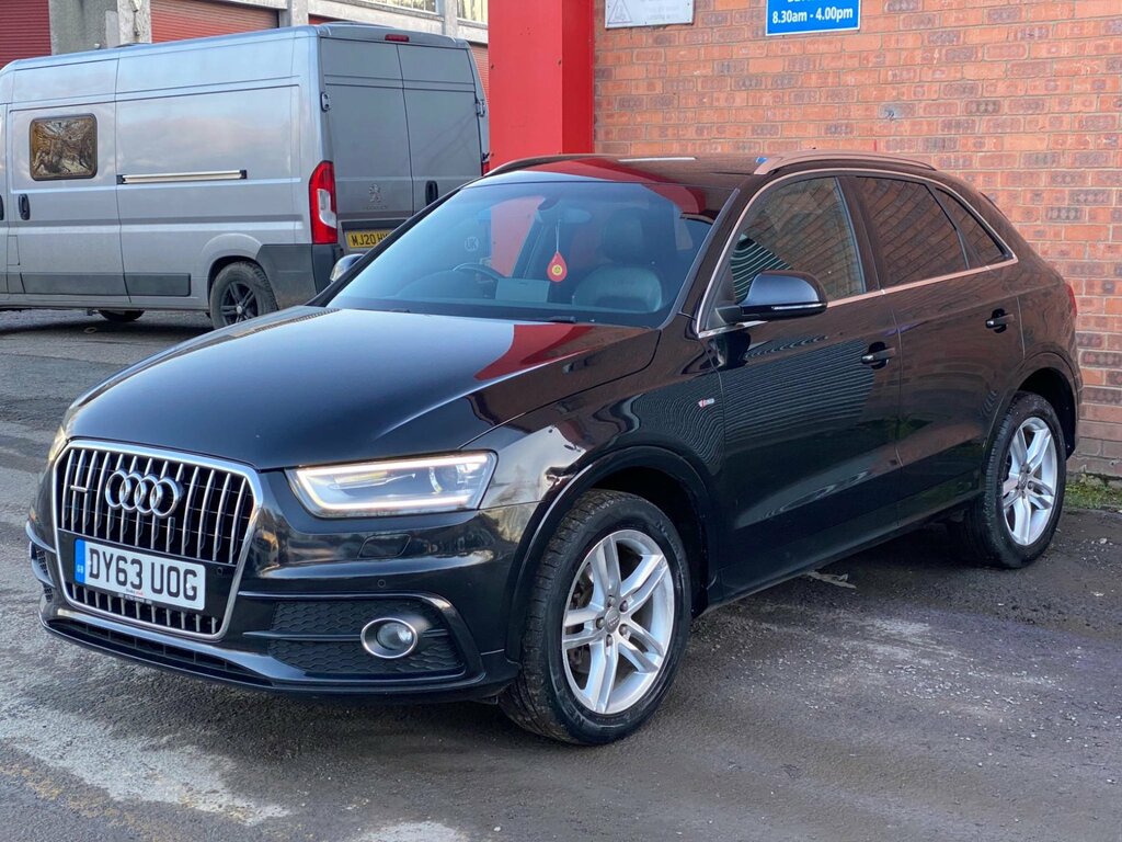 Audi Q3 2.0 Tdi S Line Quattro Euro 5 Ss DY63UOG Black #2