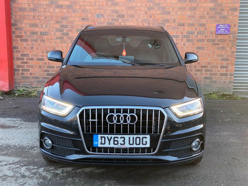 Audi Q3 2.0 Tdi S Line Quattro Euro 5 Ss DY63UOG Black #3
