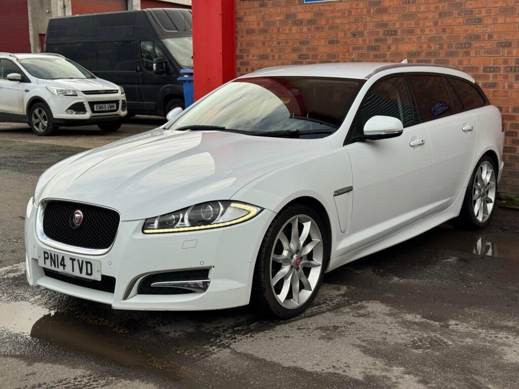 Jaguar XF 3.0D S V6 Premium Luxury Sportbrake Euro 5 S PN14TVD White #2