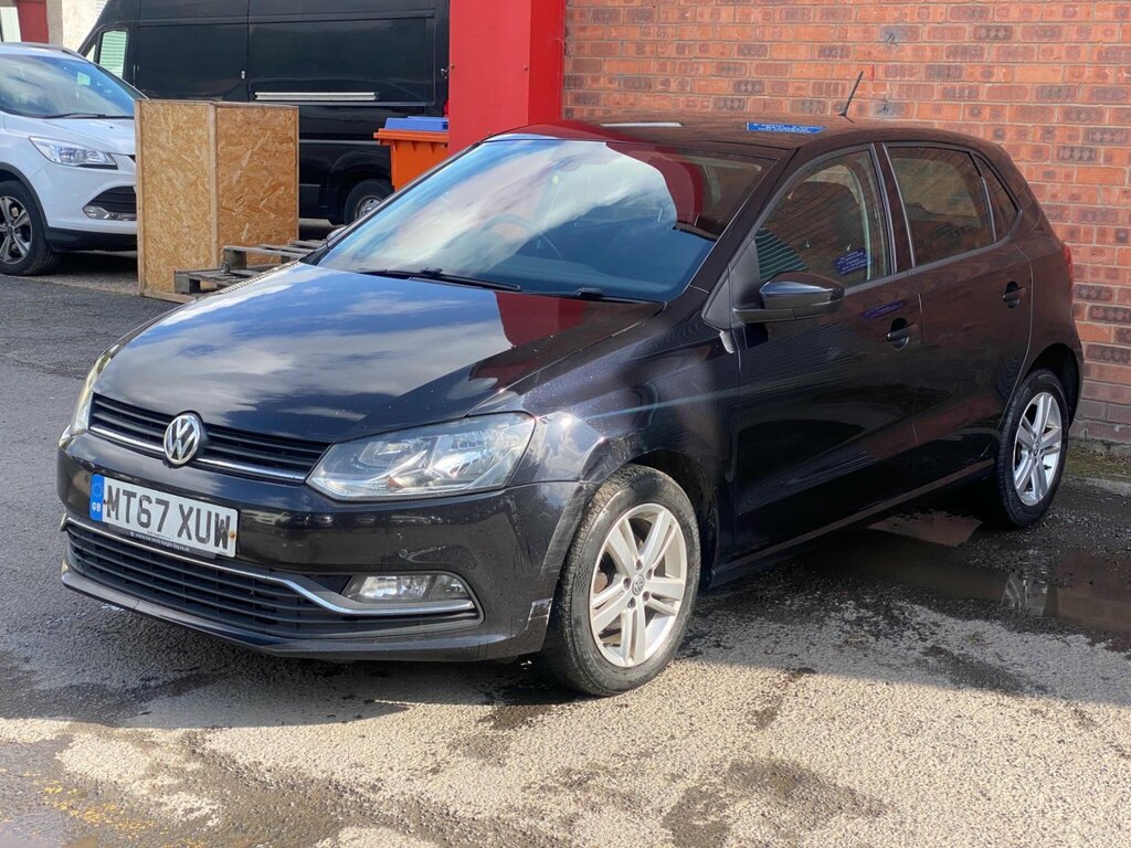 Volkswagen Polo 1.2 Tsi Match Edition Euro 6 Ss MT67XUW Black #2