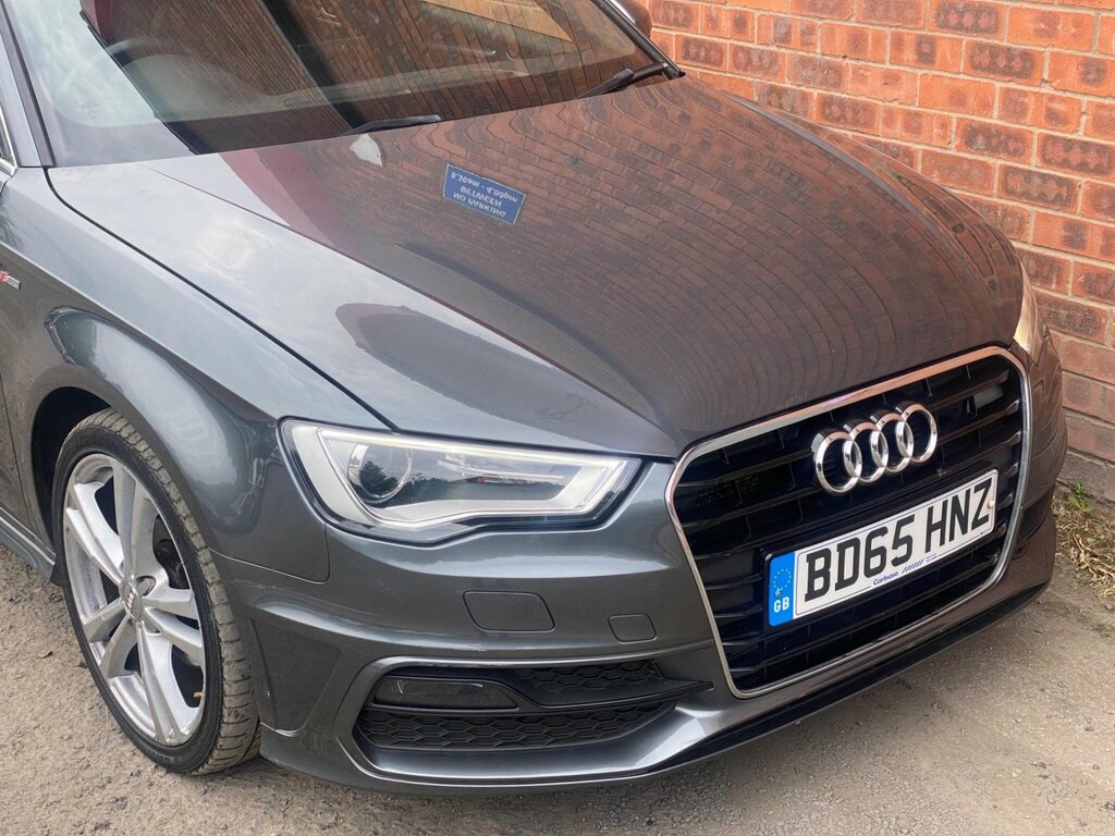 Audi A3 2.0 Tdi S Line Sportback Euro 6 Ss BD65HNZ Grey #6