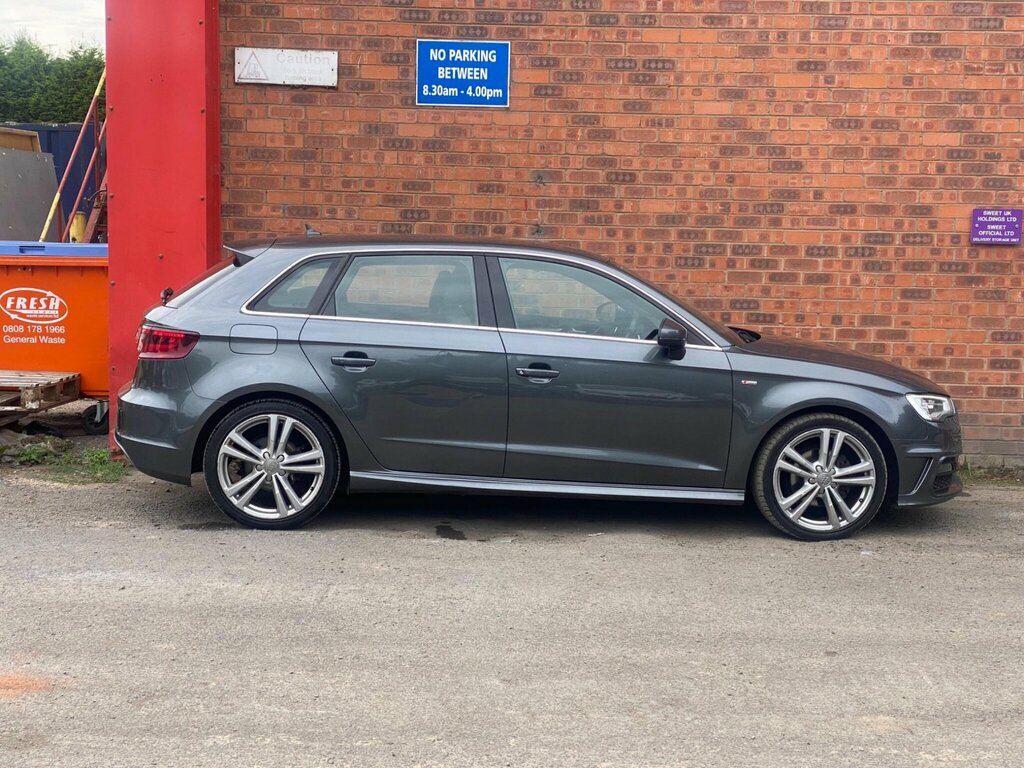 Audi A3 2.0 Tdi S Line Sportback Euro 6 Ss BD65HNZ Grey #5