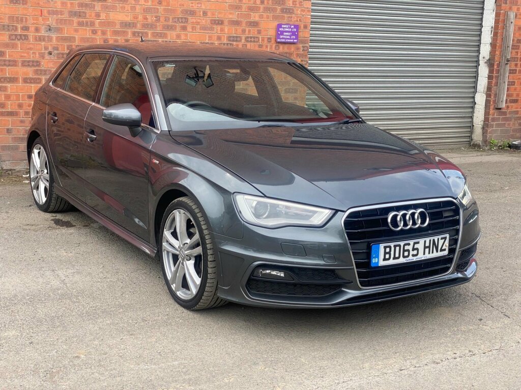 Audi A3 2.0 Tdi S Line Sportback Euro 6 Ss BD65HNZ Grey #4